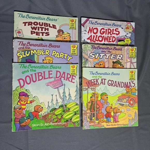 Berenstein Bears Lot of 18 Paperback Kids Books  Bad Habit No Girls Allowed Etc - Picture 2 of 5